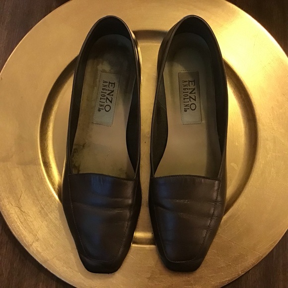 🥿🥿Enzo Angiolini Pewter Leather Flats Size 8.5 ✨✨ - Picture 5 of 8